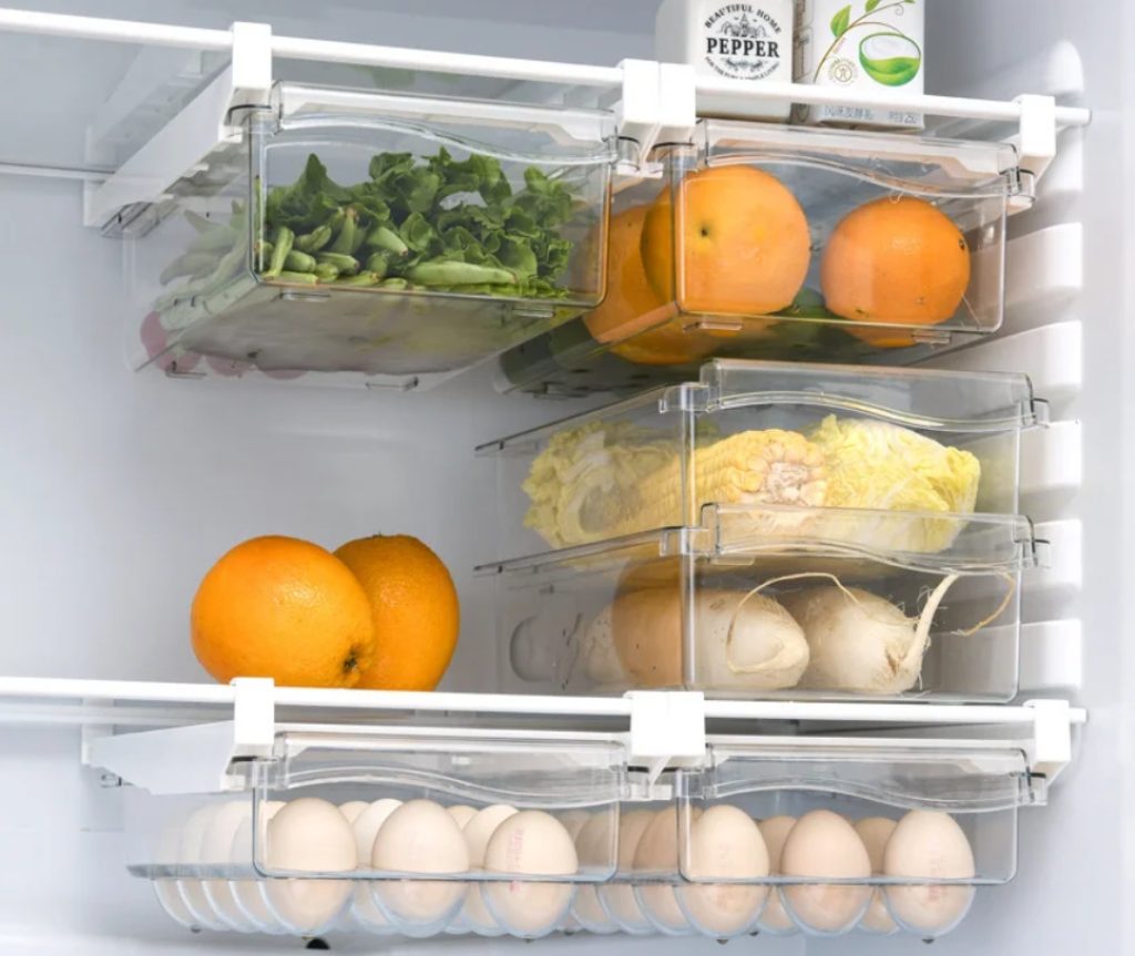 Fridge egg/produce organizer